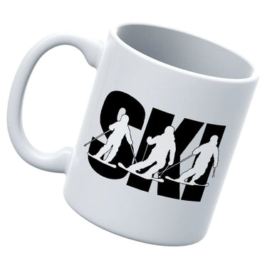 Ski White Coffee Mug